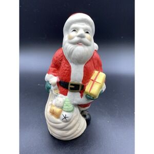 Hand Painted Santa With Sack